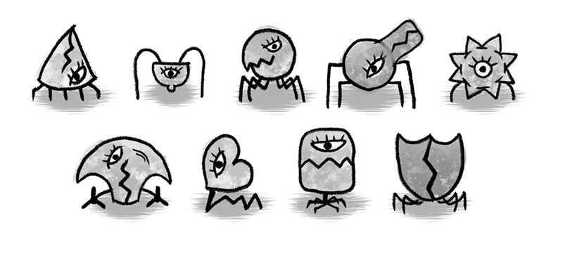 Персонажи из Многочлена