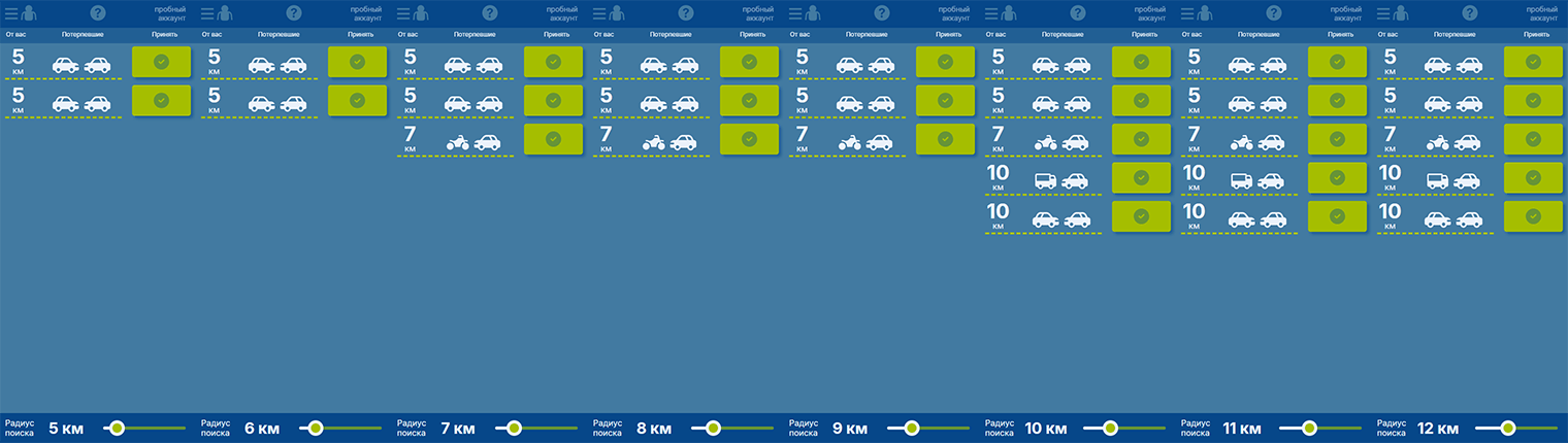 Заявки в App dtp126